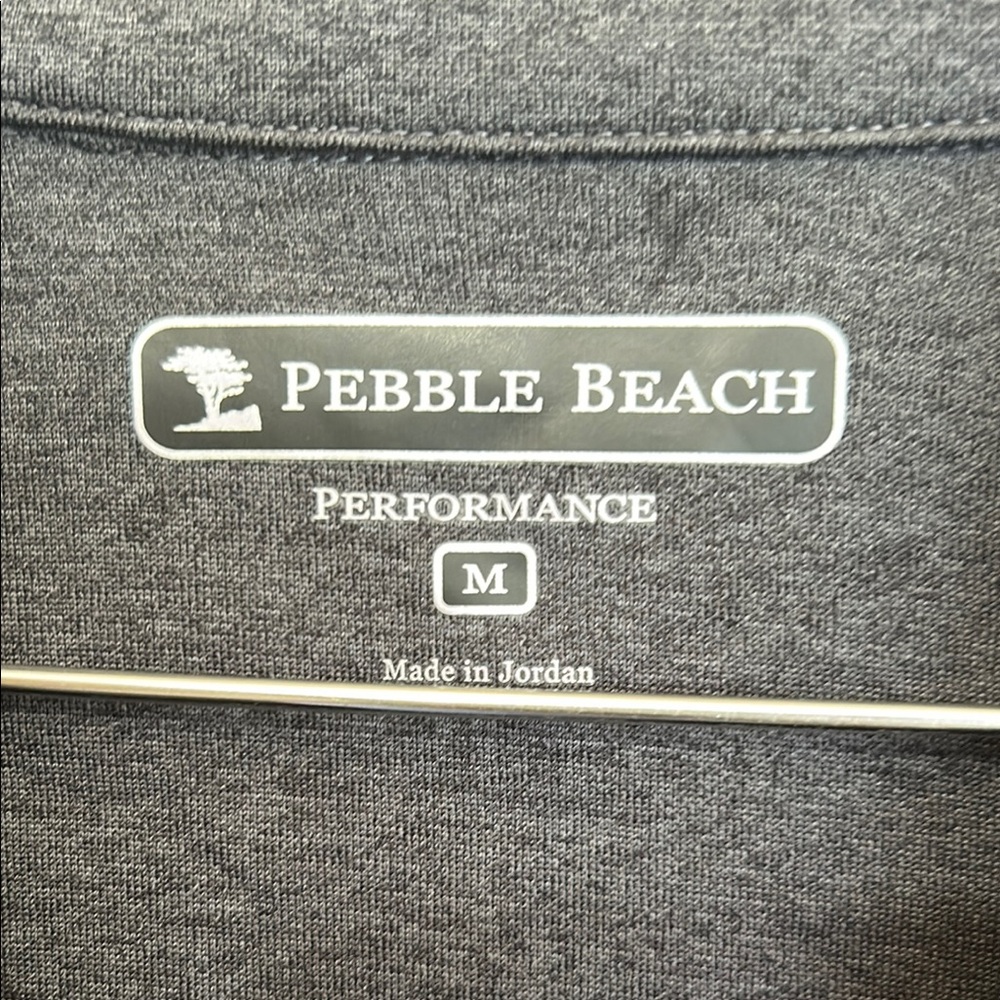 Pebble Beach Charcoal Performance Pullover - image 2